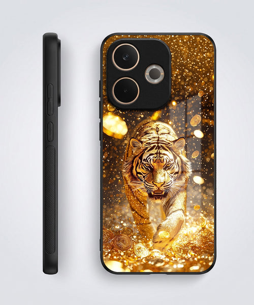 Oppo A5 Pro 5G Luxury Tiger Acrylic Glass Back Case