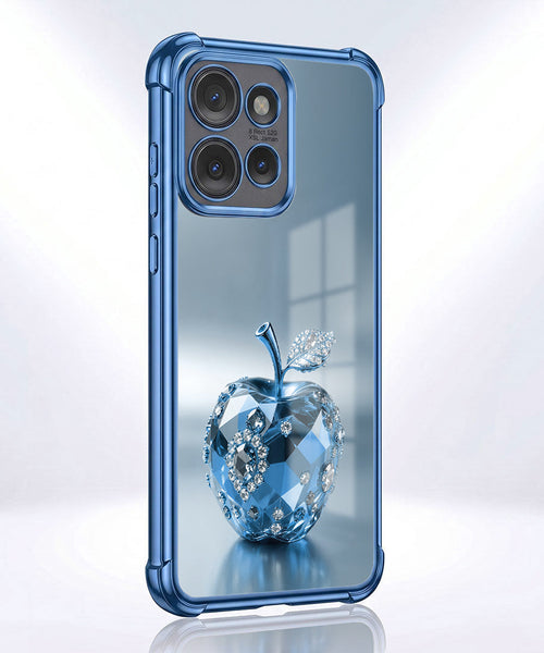Motorola Edge 50 5G Blue Apple Airbags Printed Back Case