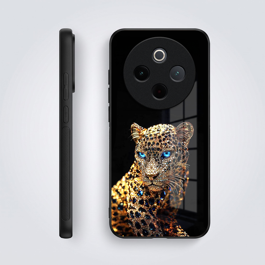 Vivo T4 5G Panther Acrylic Glass Back Case