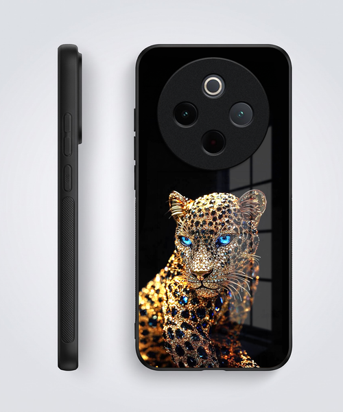 Vivo T4 5G Panther Acrylic Glass Back Case