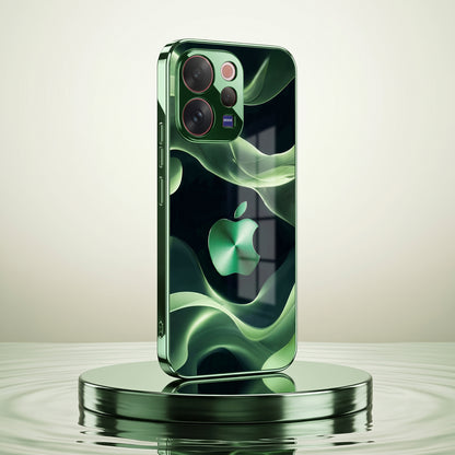Vivo V70 5G Wave Apple Green Electroplated Glass Back Case