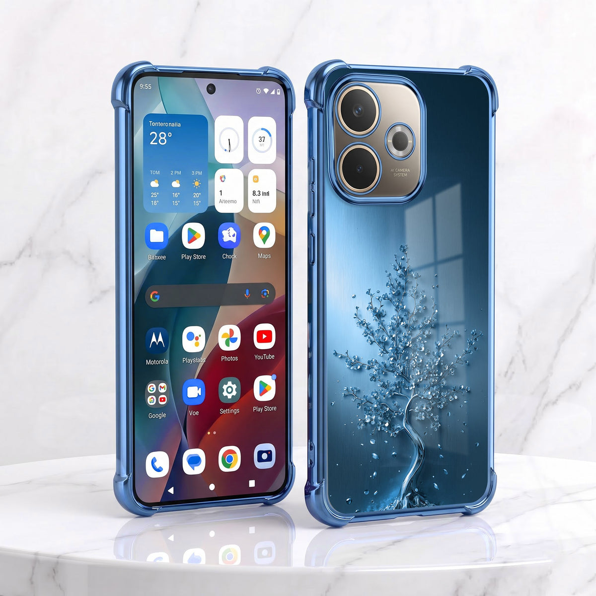 Oppo A5 Pro 5G Faith Tree Airbags Printed Back Case