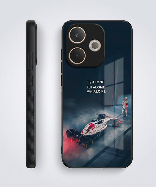 Oppo A5 Pro 5G Win Alone F1 Racing Acrylic Glass Back Case