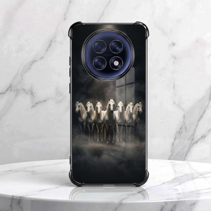 Oppo F31 Pro+ 5G Running Horses Airbags Printed Back Case