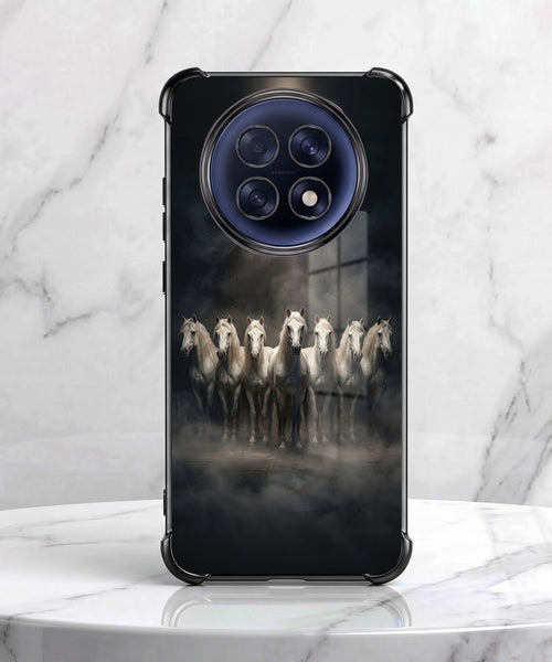 Oppo F31 Pro+ 5G Running Horses Airbags Printed Back Case