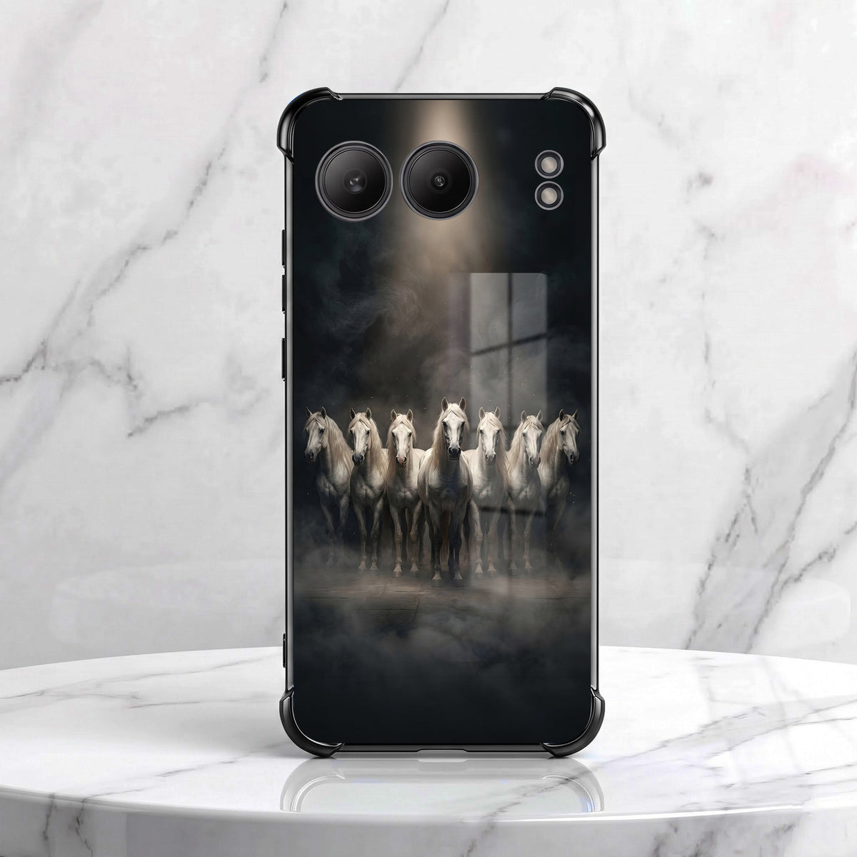One Plus Nord 4 5G Running Horses Airbags Printed Back Case
