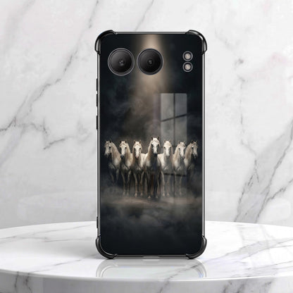 One Plus Nord 4 5G Running Horses Airbags Printed Back Case