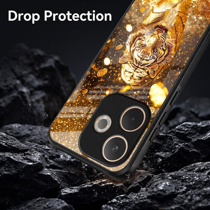 Oppo A5 Pro 5G Luxury Tiger Acrylic Glass Back Case