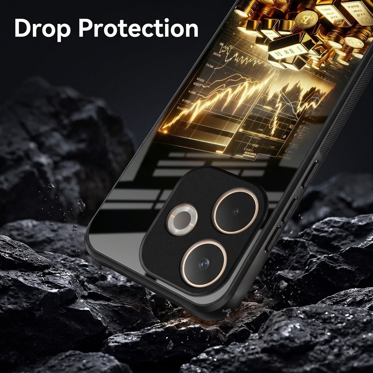 Oppo A5 Pro 5G Luxury Wealth Trader Acrylic Glass Back Case