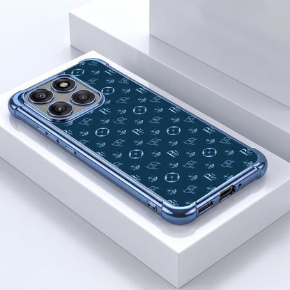 Motorola Edge 60 Pro 5G Luxury Monogram Blue Airbags Printed Back Case