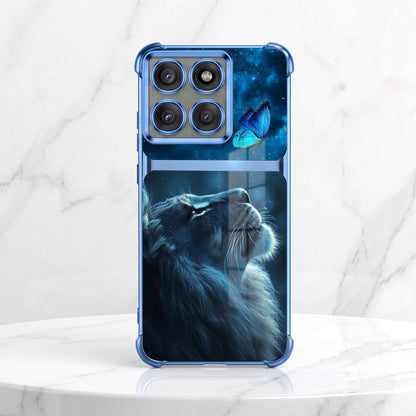 Motorola Edge 60 Pro 5G Mystic Lion Butterfly Dual-Tone Transparent Airbags Case