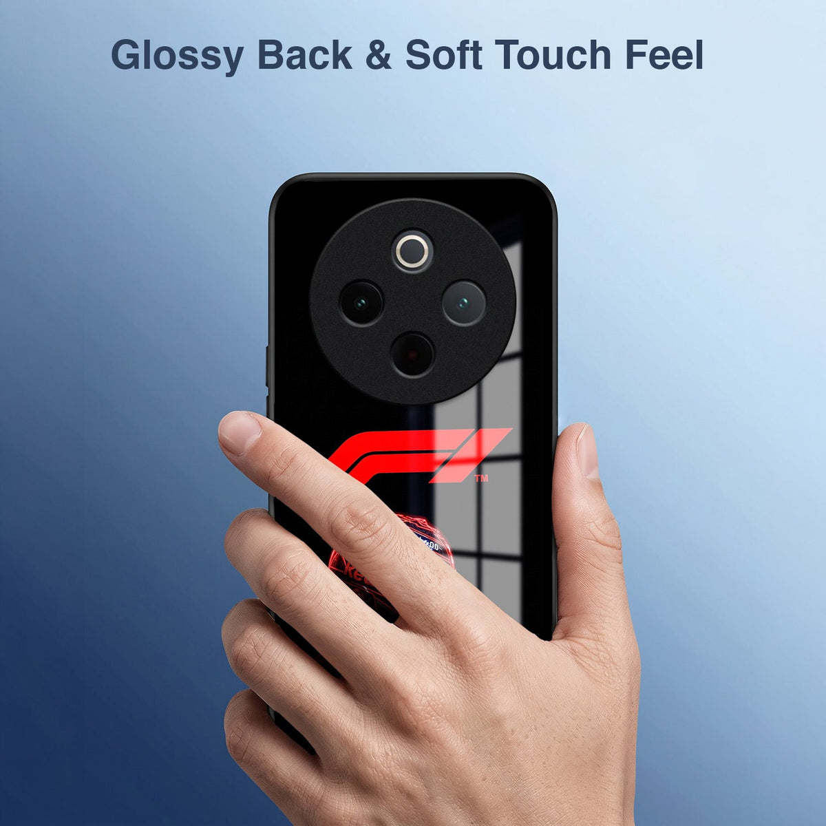 Vivo T4 5G F1 Racing Car Driver Acrylic Glass Back Case
