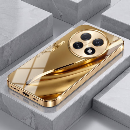 Oppo F31 Pro+ 5G Luxury Infinity Energy Gold Electroplated Glass Phone Case