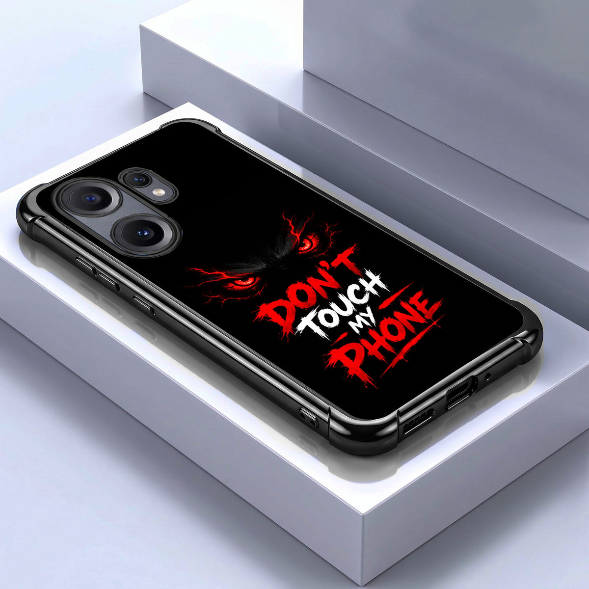 Nothing Phone 2 Pro 5G Don't Touch My Phone Airbags Printed Back Case