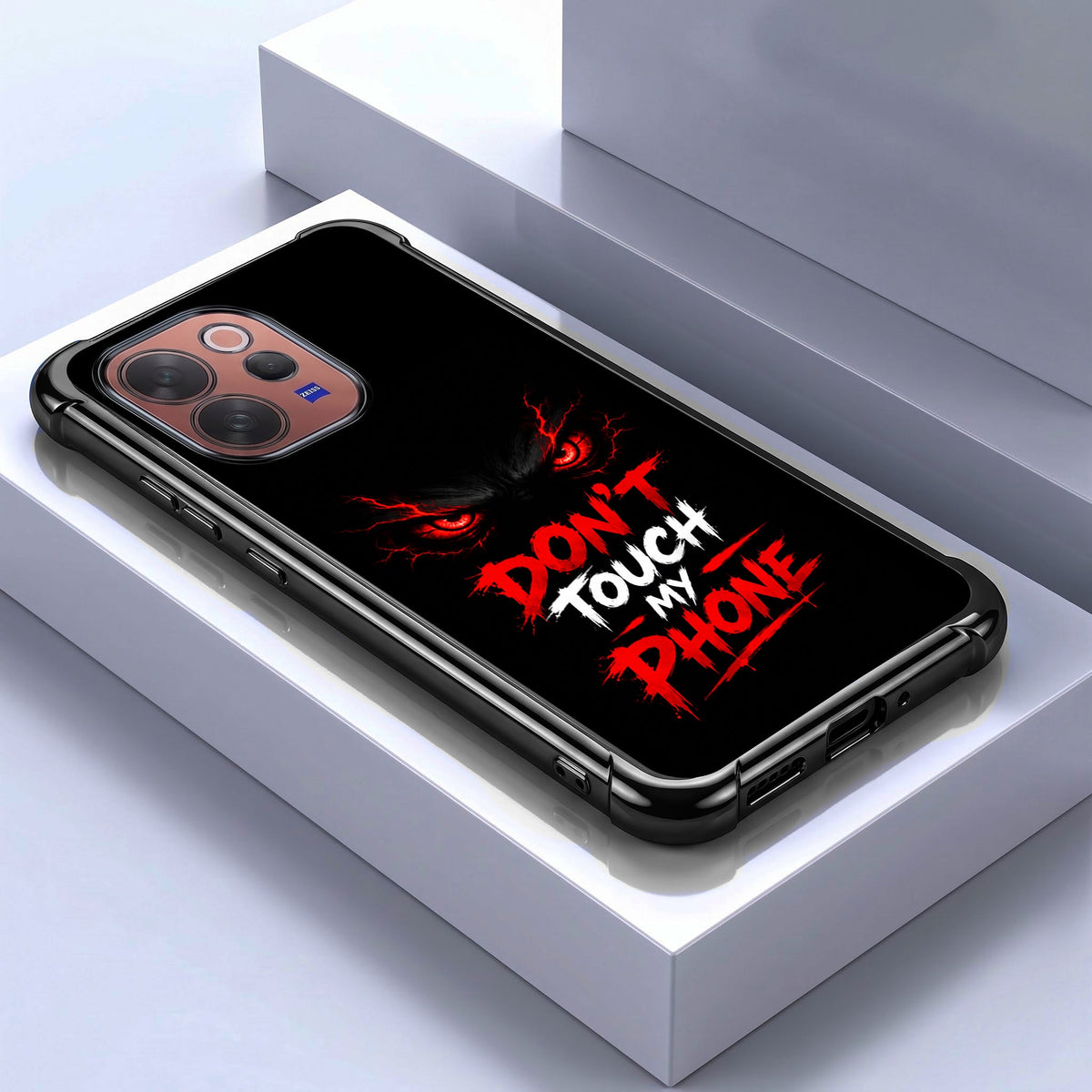 Vivo V70 5G Don't Touch My Phone Airbags Printed Back Case
