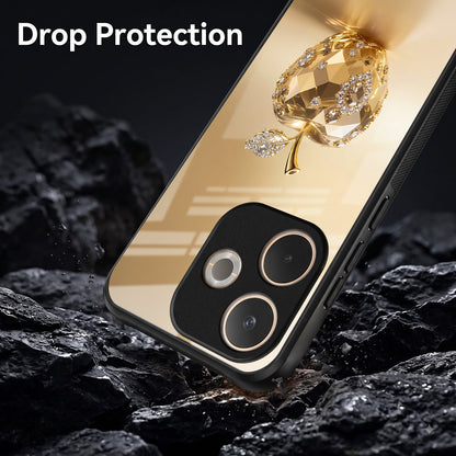 Oppo A5 Pro 5G Golden Apple Acrylic Glass Back Case
