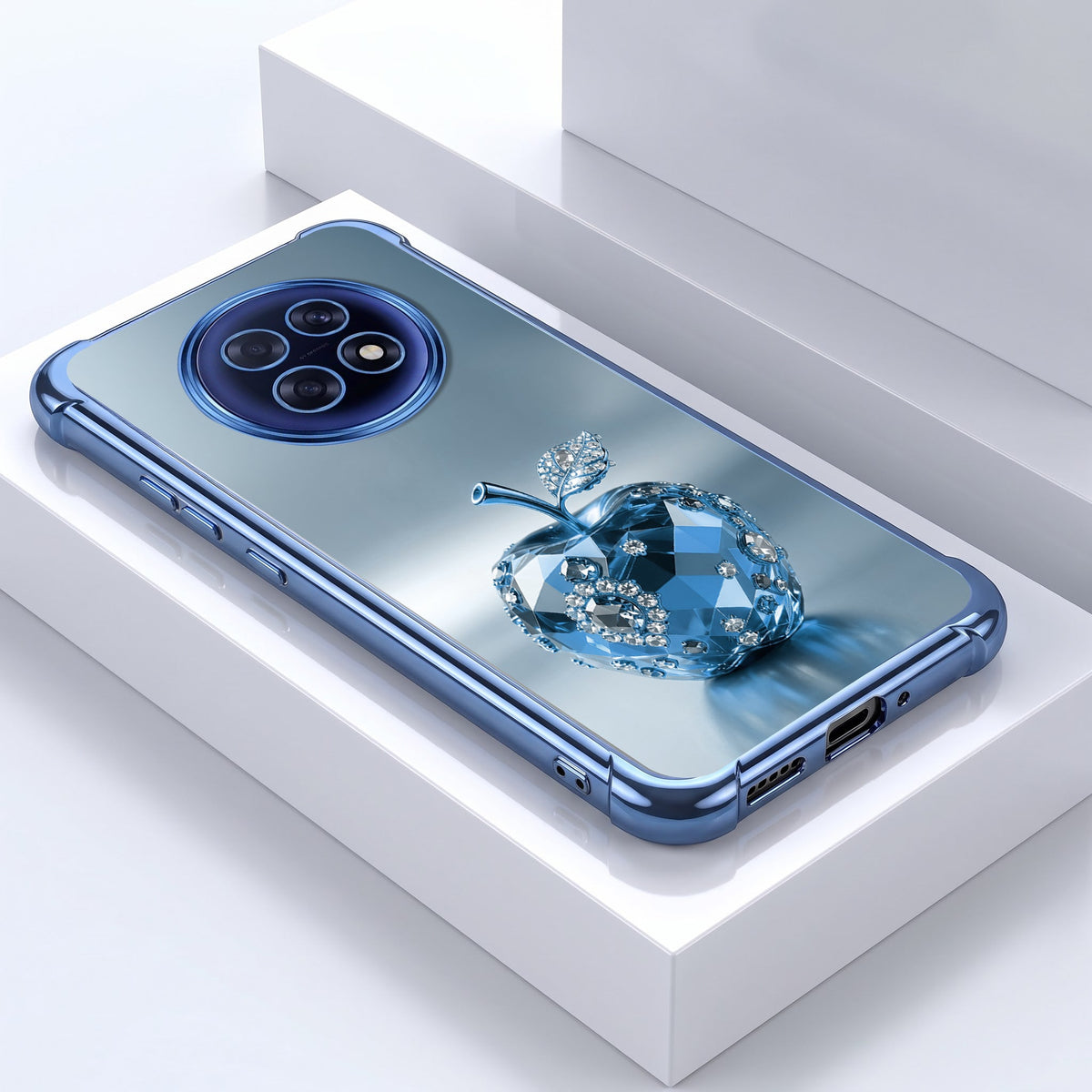 Oppo F31 Pro+ 5G Blue Apple Airbags Printed Back Case