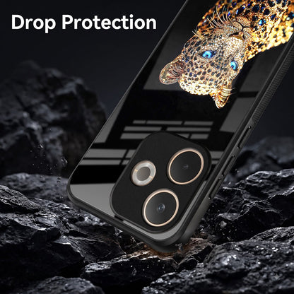 Oppo A5 Pro 5G Panther Acrylic Glass Back Case