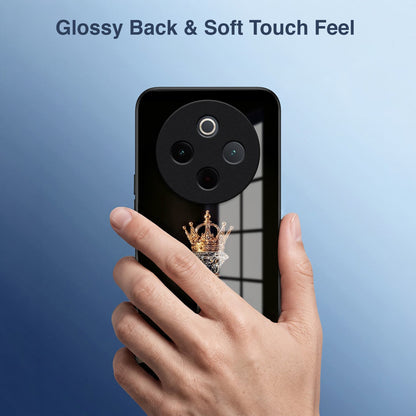 Vivo T4 5G Royal Chess King Acrylic Glass Back Case
