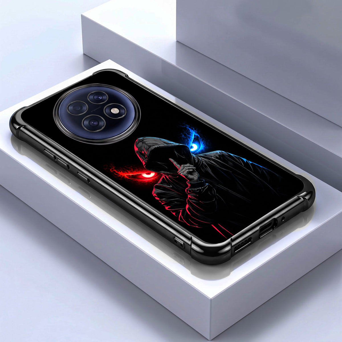 Vivo V60 5G Hooded Shadow Demon Airbags Printed Back Case