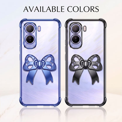 Vivo T5 Pro 5G Stylish Bow Knot Transparent Shockproof Airbag Phone Case