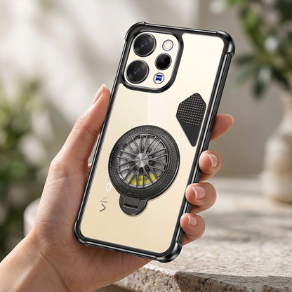Vivo V70 5G Stress Buster Wheel Shockproof Airbag Heat-Dissipation Case