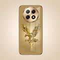 Oppo F29 Pro 5G Golden Eagle Gold Electroplated Glass Phone Back Case