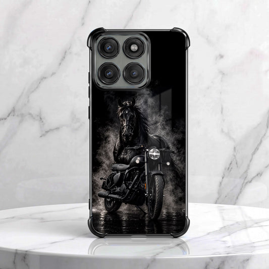 Motorola Edge 60 Pro 5G Bike Rider Airbags Printed Back Case