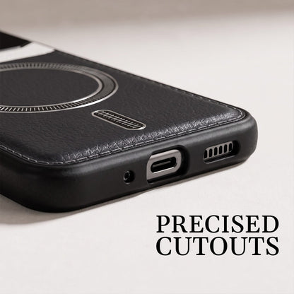 Samsung Galaxy A37 5G Premium Magsafe Magnetic Leather Lens Protective Case