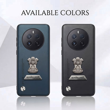 Realme 12 Pro+ 5G Satyamev Jayate 2-in-1 Emblem Vegan Leather Back Case