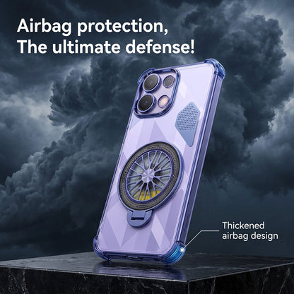 Oppo K13 5G Stress Buster Wheel Shockproof Airbag Heat-Dissipation Case