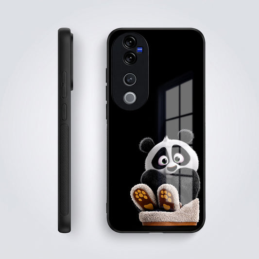 Vivo V40 Pro 5G Cute Panda Acrylic Glass Back Case