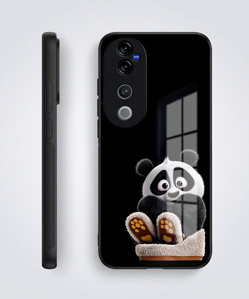 Vivo V40 Pro 5G Cute Panda Acrylic Glass Back Case
