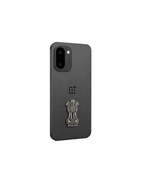 OnePlus 15R 5G Compatible Satyamev Jayate 3D Metal Emblem Sticker
