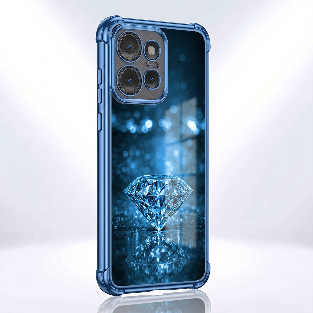 Motorola Edge 50 Neo 5G Blue Diamond Airbags Printed Back Case