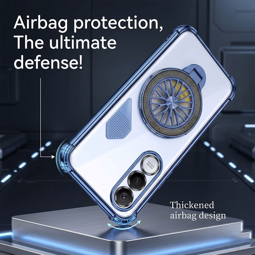 Vivo V70 FE 5G Stress Buster Wheel Shockproof Airbag Heat-Dissipation Case