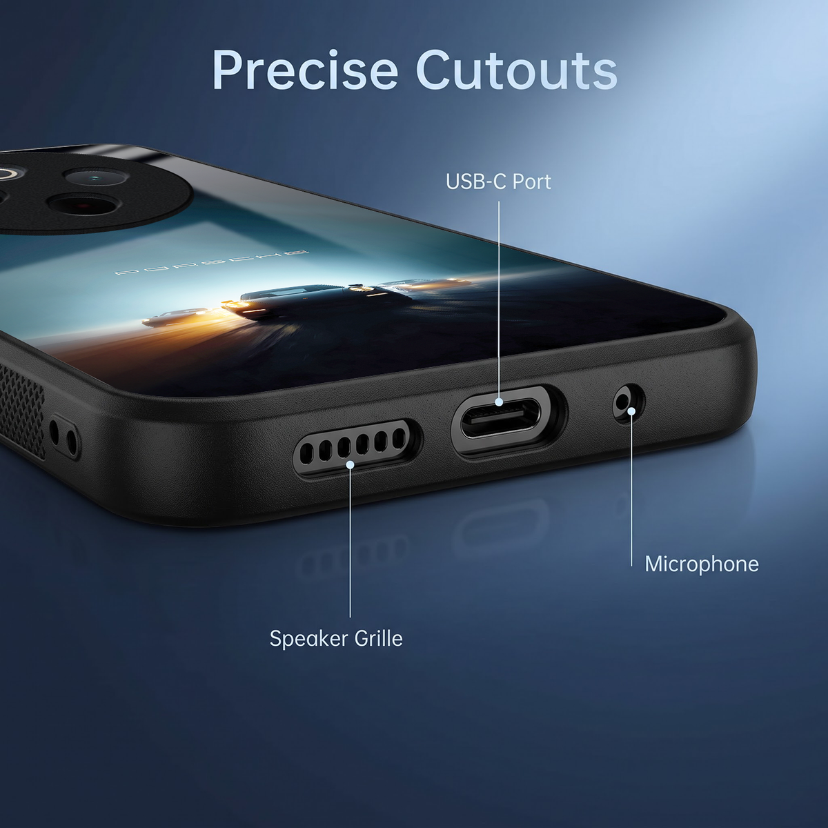 Vivo T4 5G Porsche Acrylic Glass Back Case