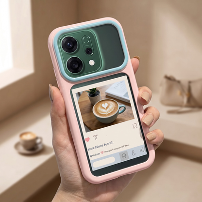 Oppo Reno 14 5G DIY Photo Frame Shockproof TPU Back Case