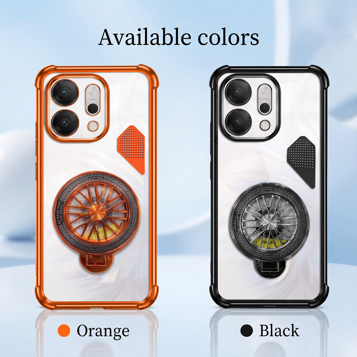 Oppo Reno 14 5G Stress Buster Wheel Shockproof Airbag Heat-Dissipation Case