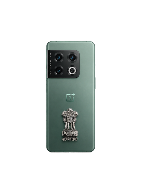 OnePlus 10 Pro 5G Compatible Satyamev Jayate 3D Metal Emblem Sticker