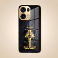 Oppo Reno 13 Pro 5G F1 Racing Car Gold Electroplated Glass Phone Back Case