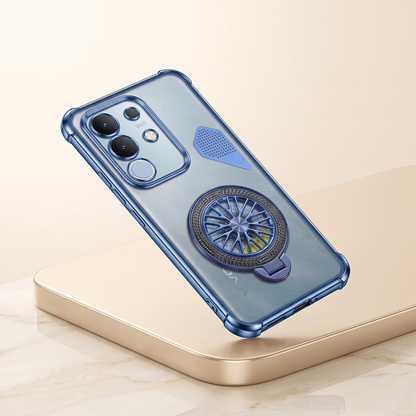 Vivo T4x 5G Stress Buster Wheel Shockproof Airbag Heat-Dissipation Case