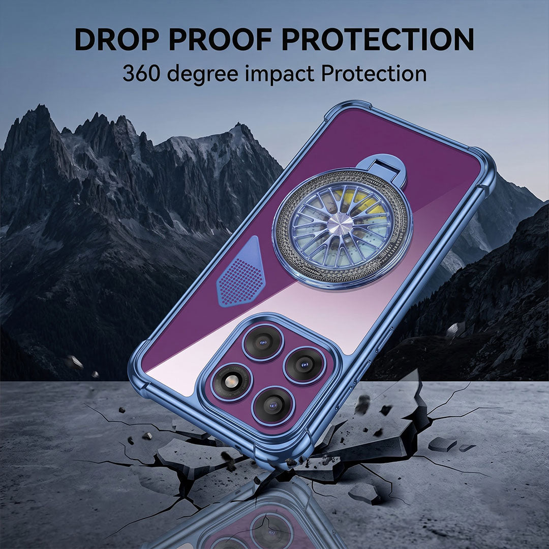Motorola Edge 60 Pro 5G Stress Buster Wheel Shockproof Airbag Heat-Dissipation Case