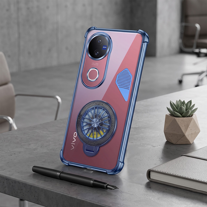 Vivo V50 5G Stress Buster Wheel Shockproof Airbag Heat-Dissipation Case