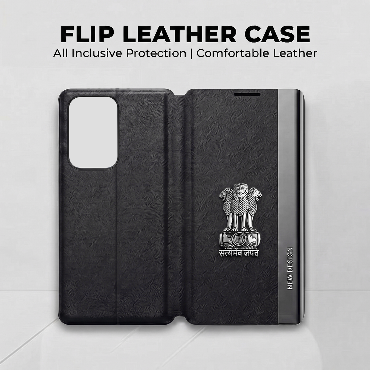 Redmi Note 10 Pro 5G Satyamev Jayate Flip Leather Case