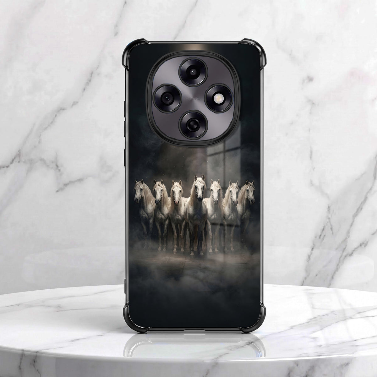 Oppo F31 Pro 5G Running Horses Airbags Printed Back Case