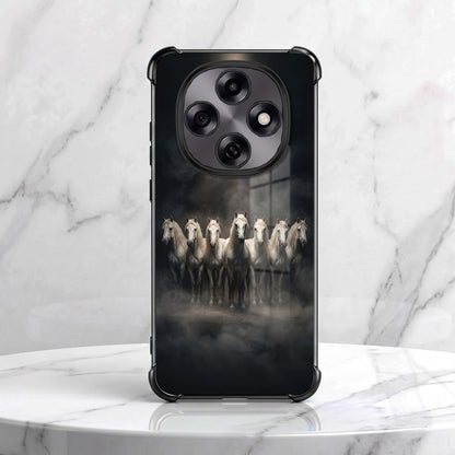 Oppo F31 Pro 5G Running Horses Airbags Printed Back Case