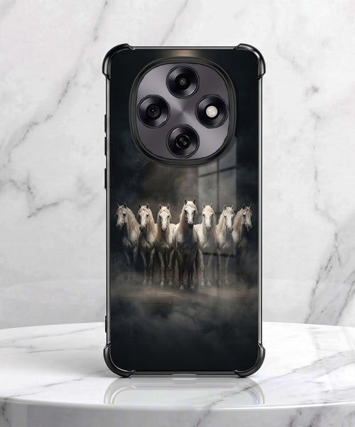 Oppo F31 Pro 5G Running Horses Airbags Printed Back Case