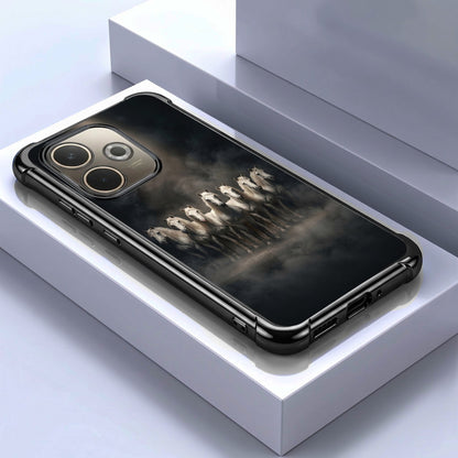Oppo A5 Pro 5G Running Horses Airbags Printed Back Case