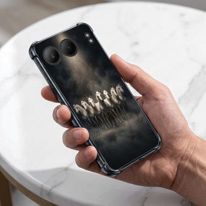 One Plus Nord 4 5G Running Horses Airbags Printed Back Case